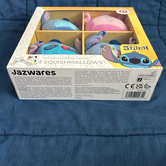Disney Stitch and Angel 4-Pack 5” Squishmallows Jazwares - Picture 12 of 12